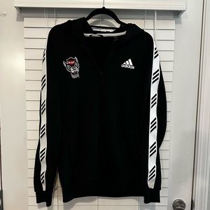 NC State Adidas zip up jacket